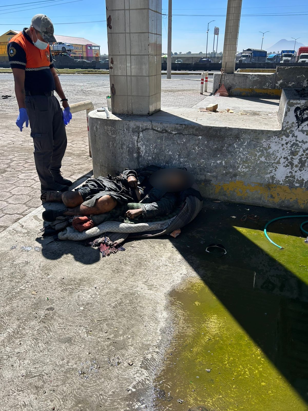La Dirección de Seguridad Pública de Huamantla atiende hallazgo de una persona sin vida en carretera México–Veracruz